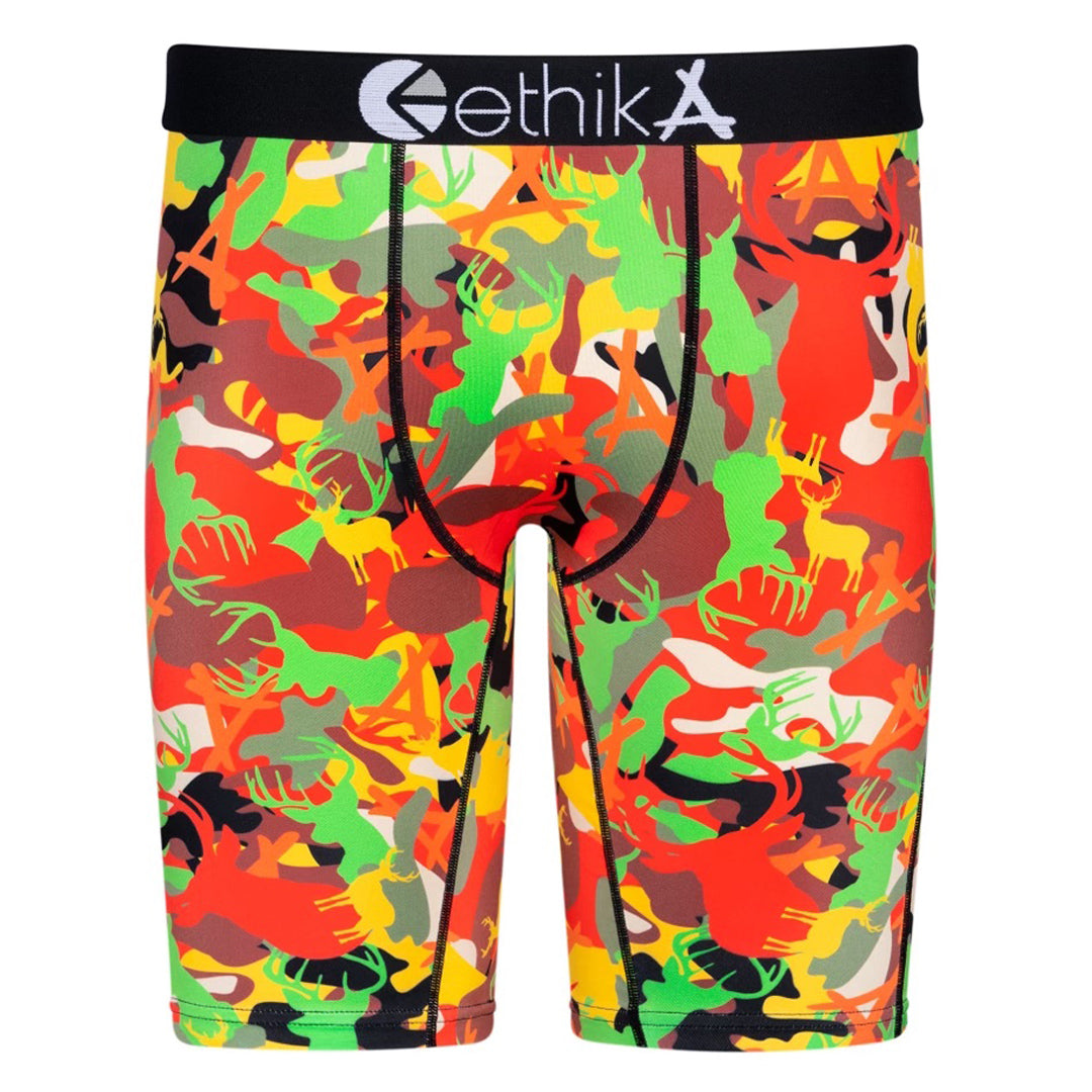 ALUMNI x ETHIKA DEER CAMO BOXER BRIEFS